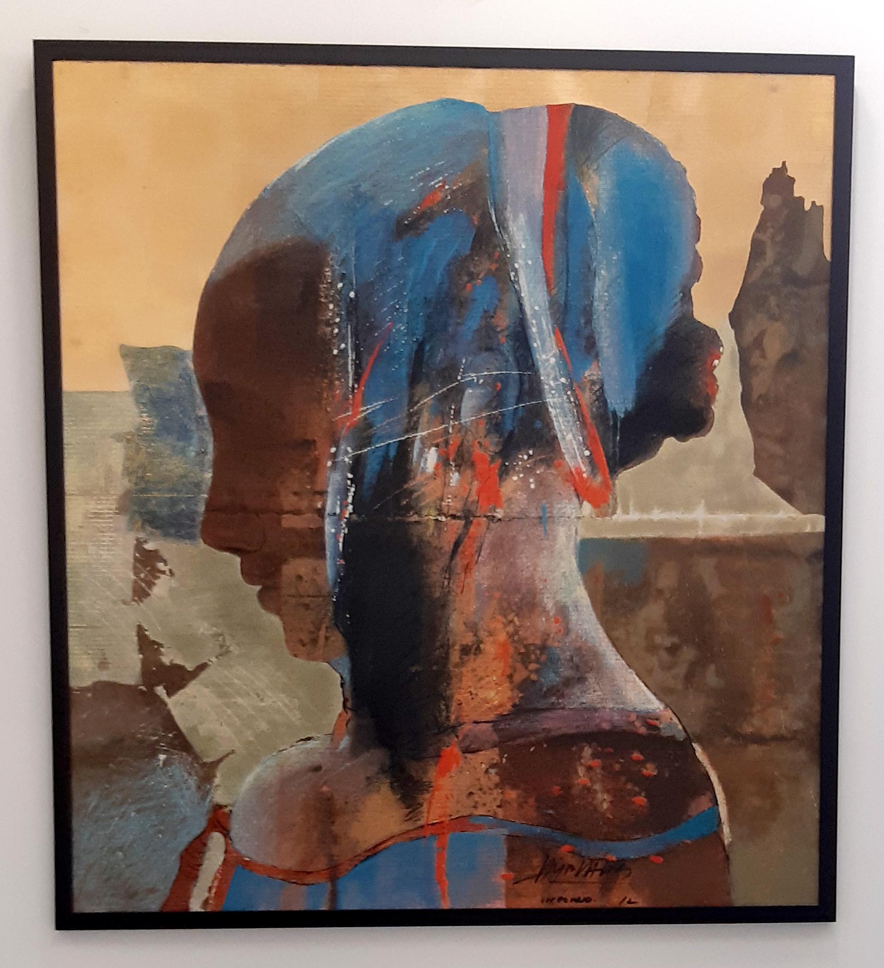 Alirio Palacios, Versiones, 2012, Técnica mixta sobre cartón, 145 x 134 cm en venta 4