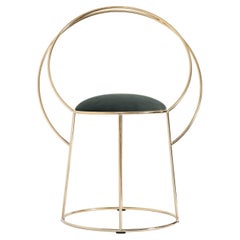 Alis Gold Limited Armchair by Enrico Girotti Made in Italy for lapiegaWD