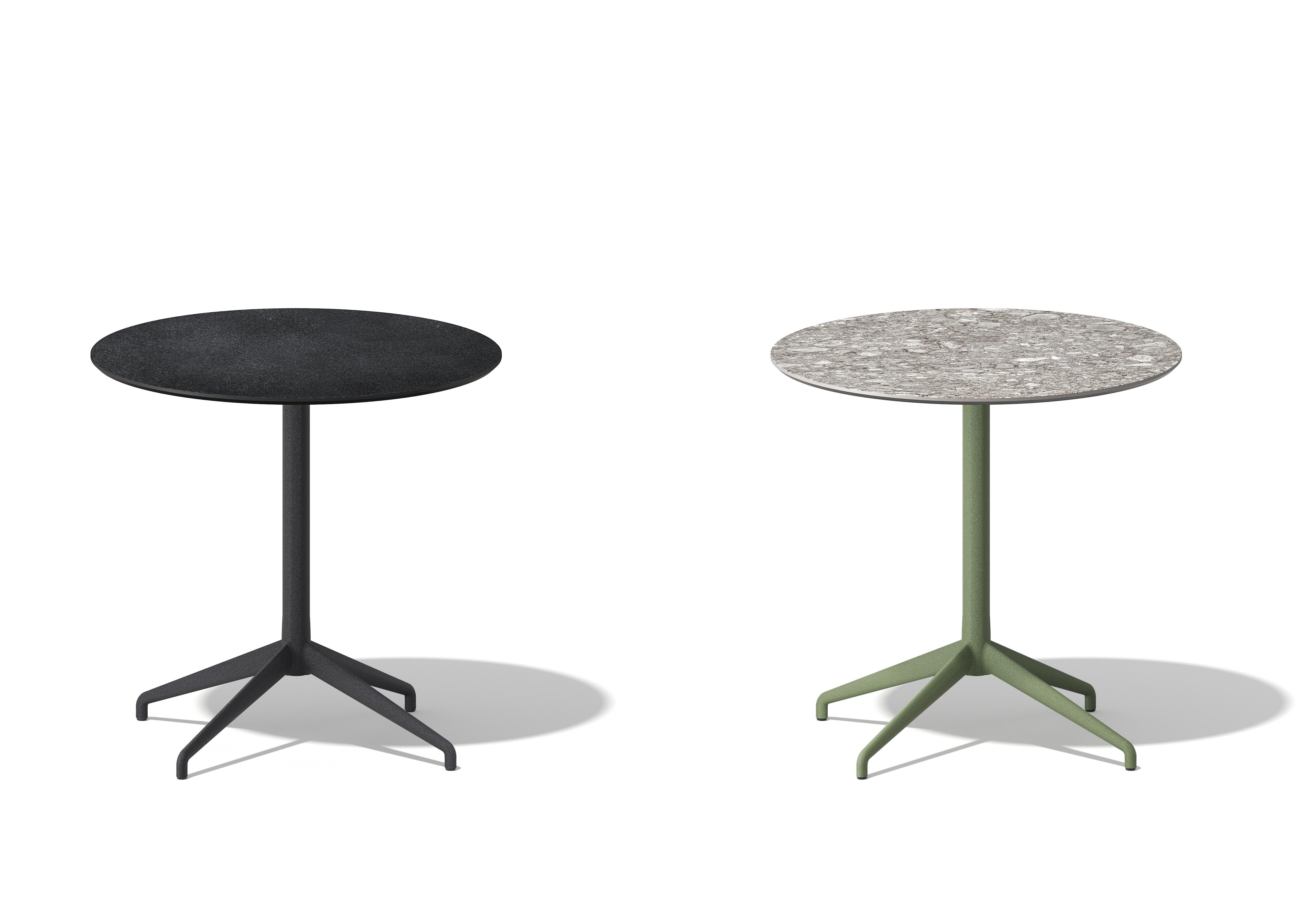 Alis Round Table, Aluminium base and Ceramic Top, by Discipline Lab In New Condition For Sale In Biancade, IT