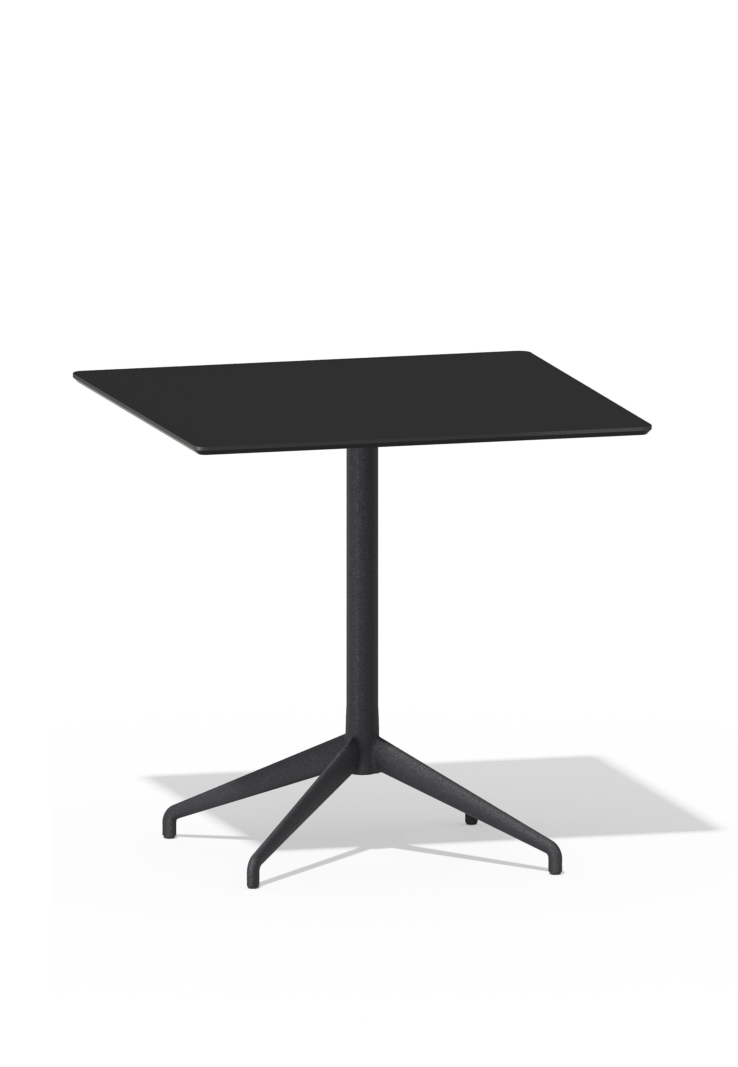 Italian Alis Square Table, Aluminium Base and Ceramic Top, by Discipline Lab For Sale