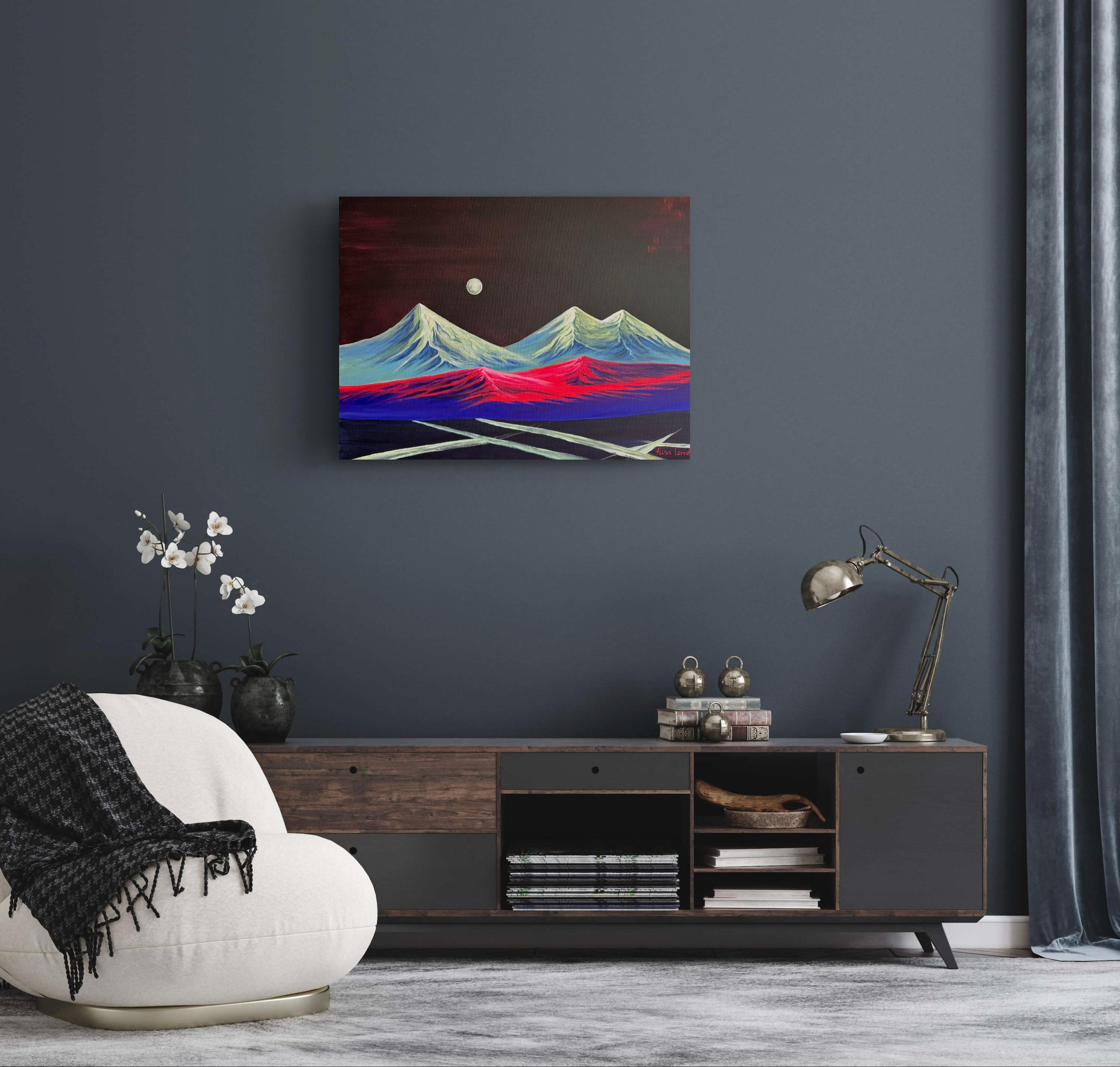 Alienation - Painting by Alisa Leonets