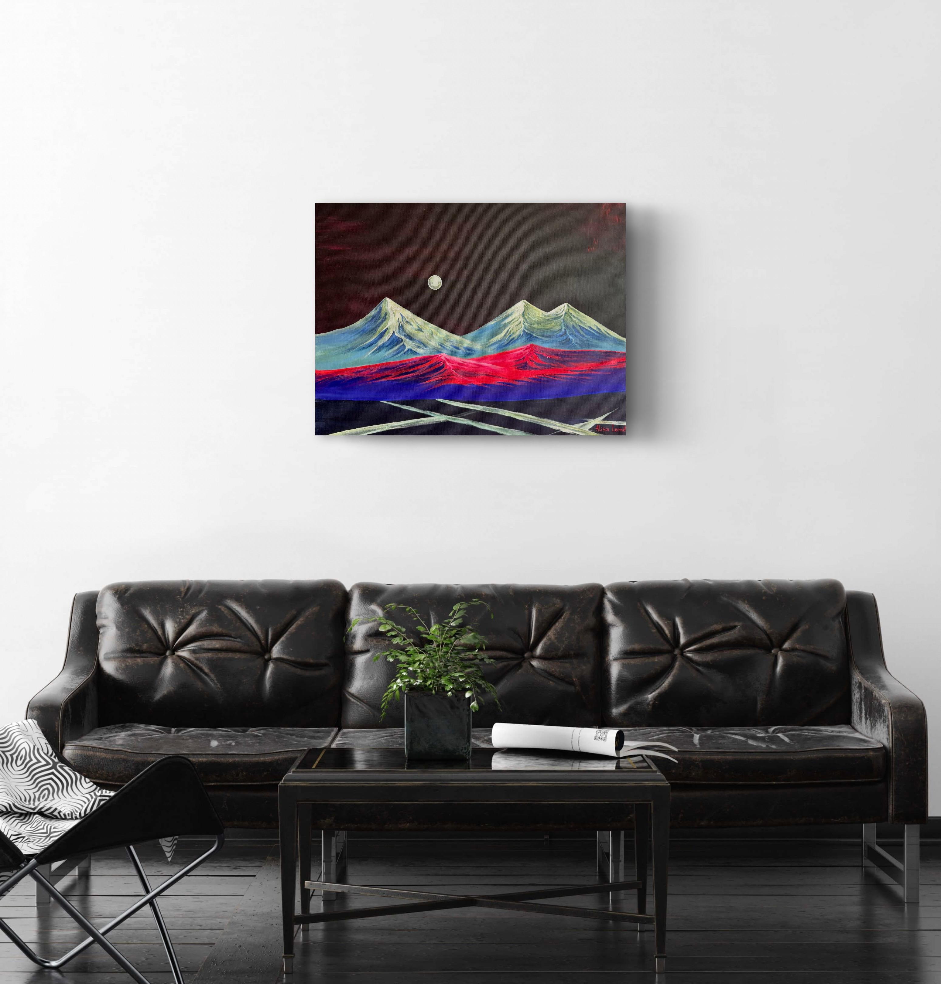 Alienation - Post-Impressionist Painting by Alisa Leonets