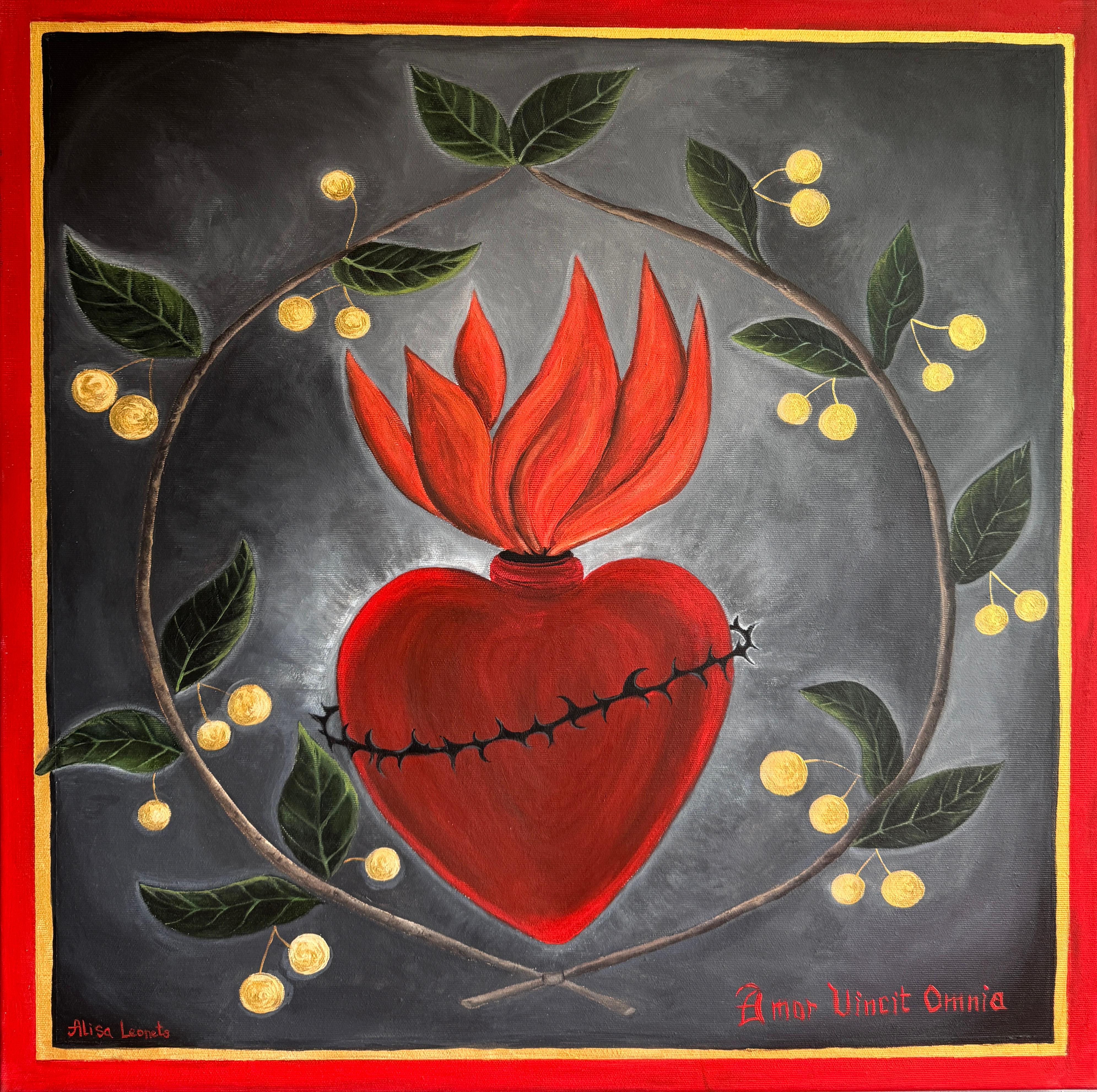 Alisa Leonets Interior Painting - Amor Vincit Omnia