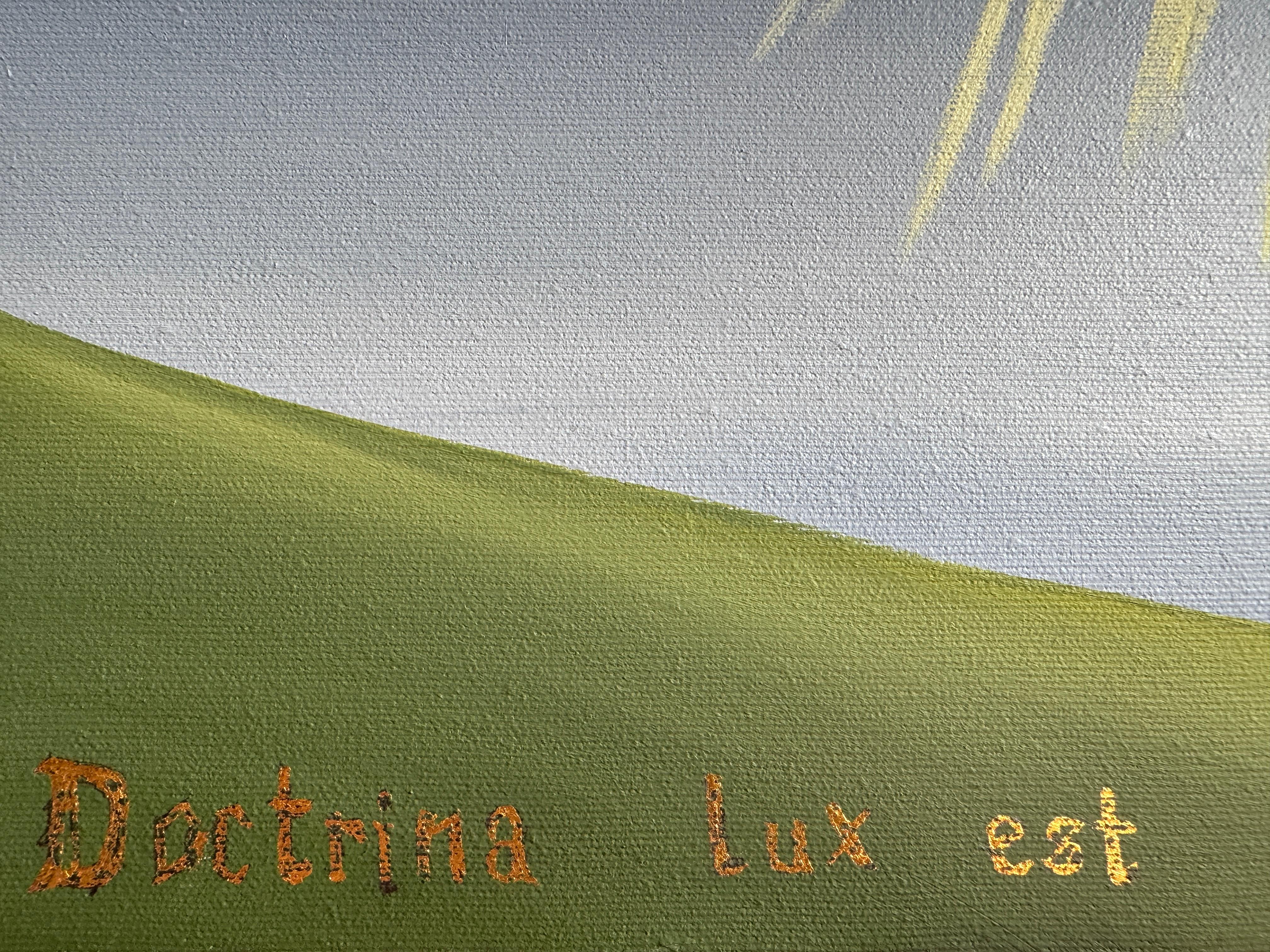 DOCTRINA LUX EST - Interior Painting Marrón de Alisa Leonets