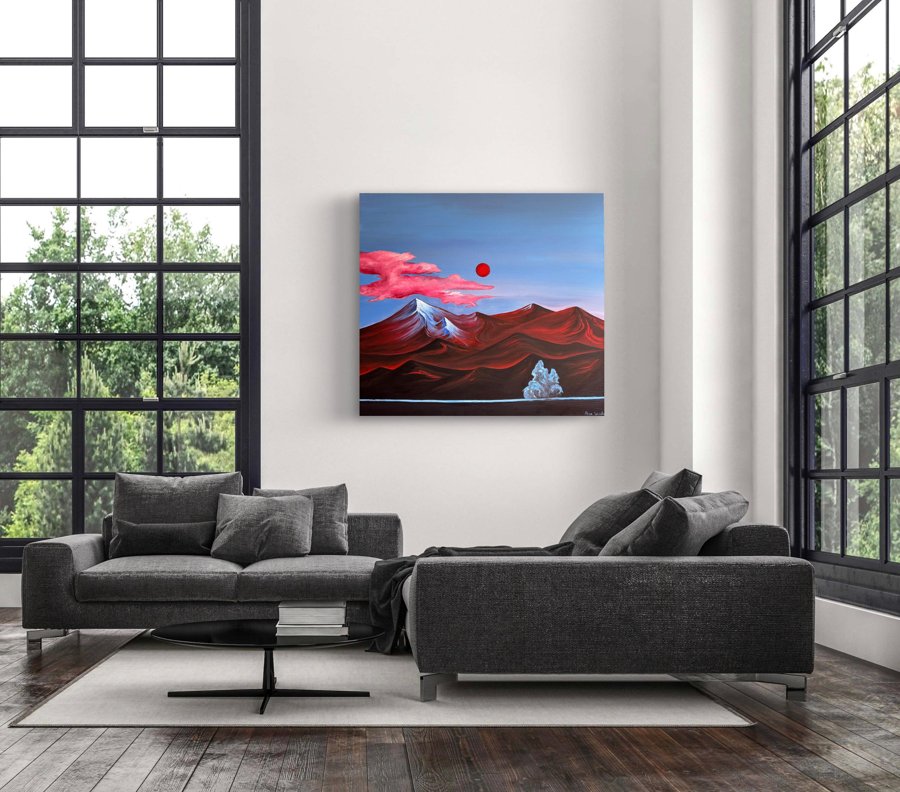 Leidenschaft (Post-Impressionismus), Painting, von Alisa Leonets