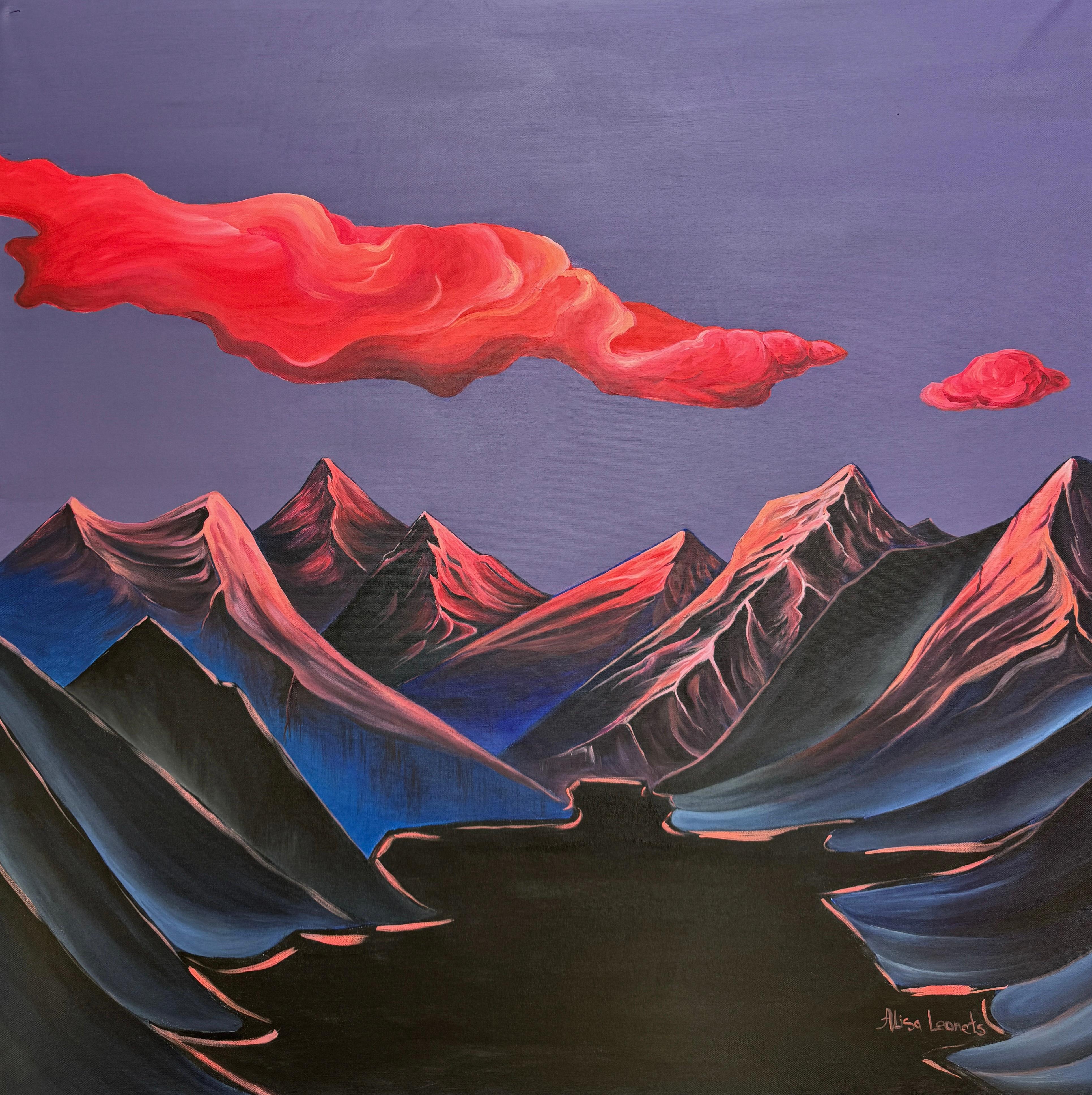 Alisa Leonets Landscape Painting - Still waters run deep