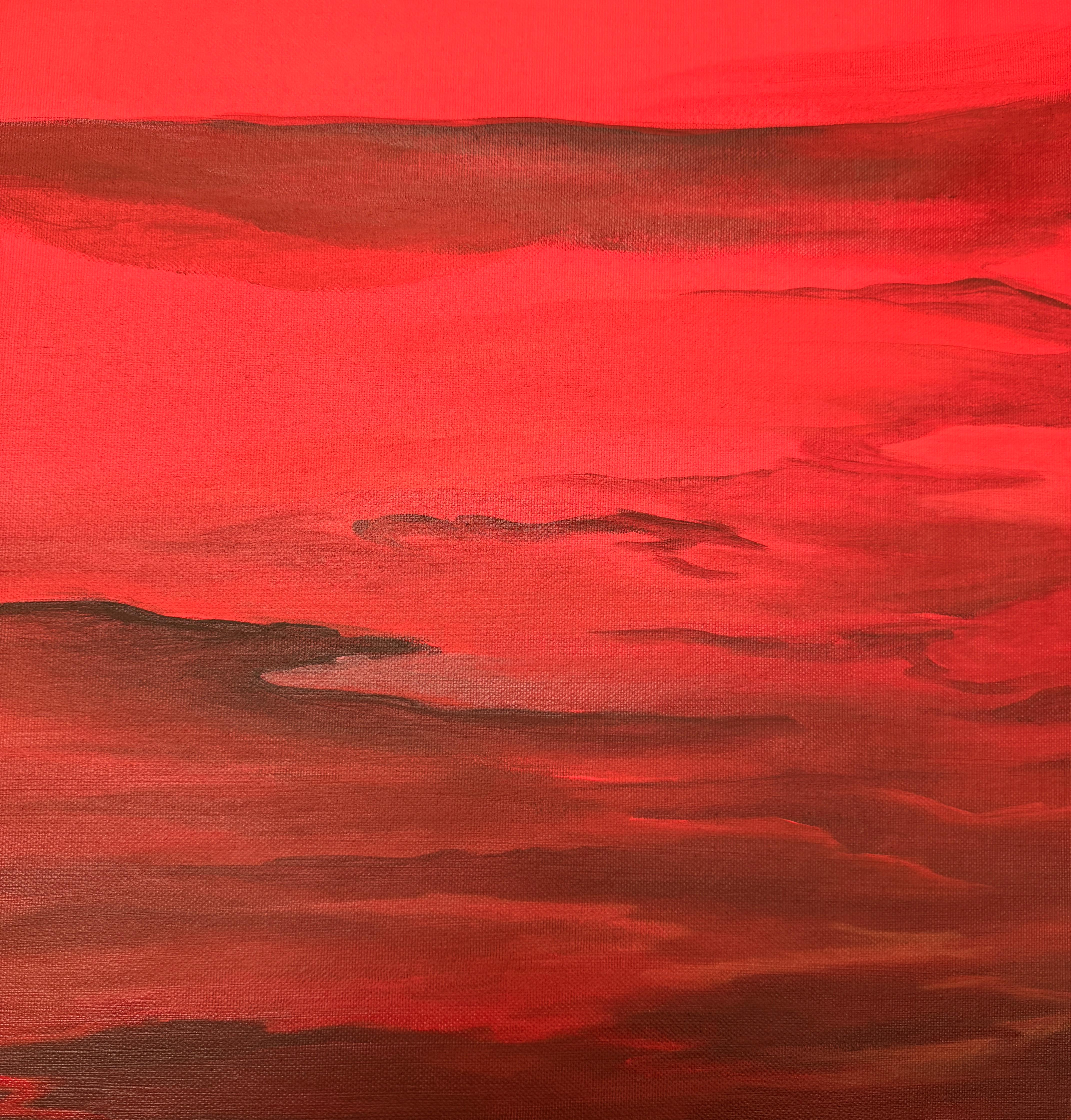 shipped in roll 
The Mystery of Nefertari
(ENIGMATIK series)
Before the viewer lies a space where personal memory and the collective unconscious merge into a single whole. This is not a landscape in the geographical sense, but a fixation of the