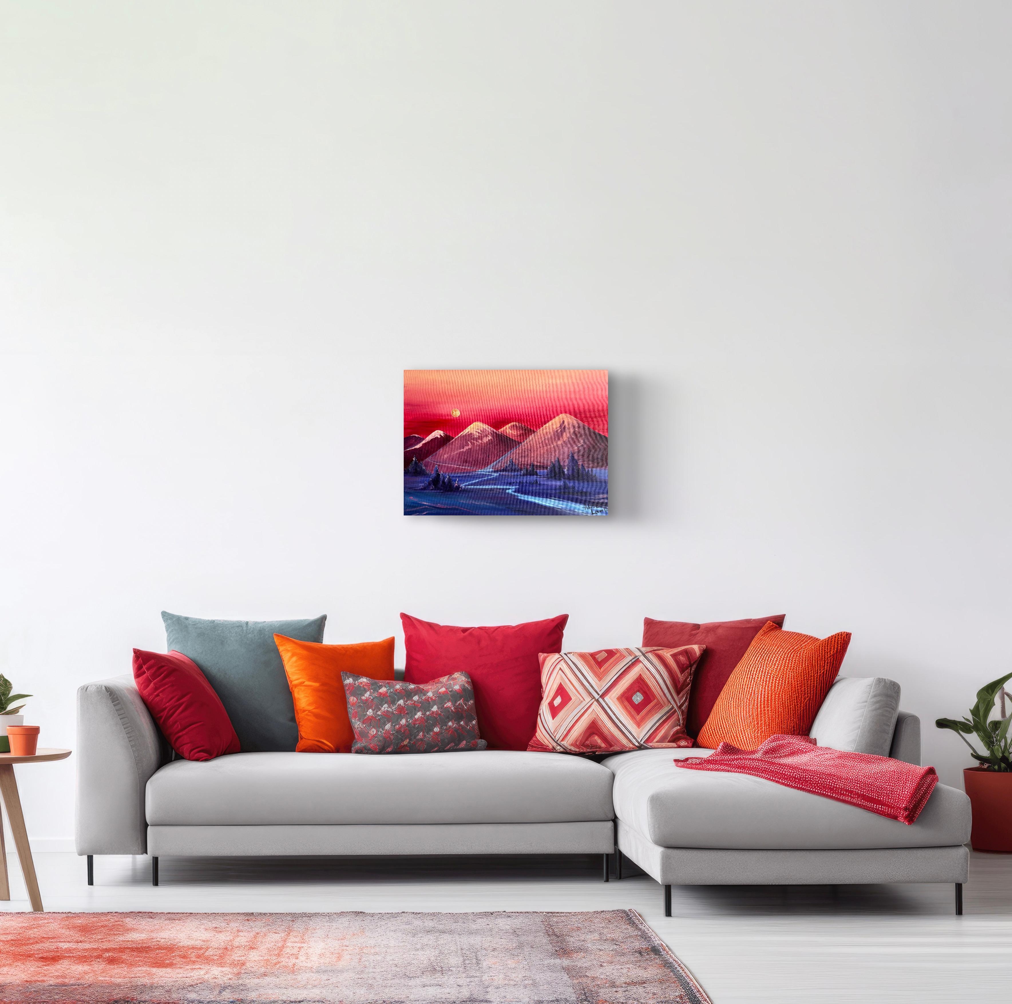 Als alles still wurde – Painting von Alisa Leonets