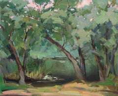 "At the river", Painting, Oil on Canvas