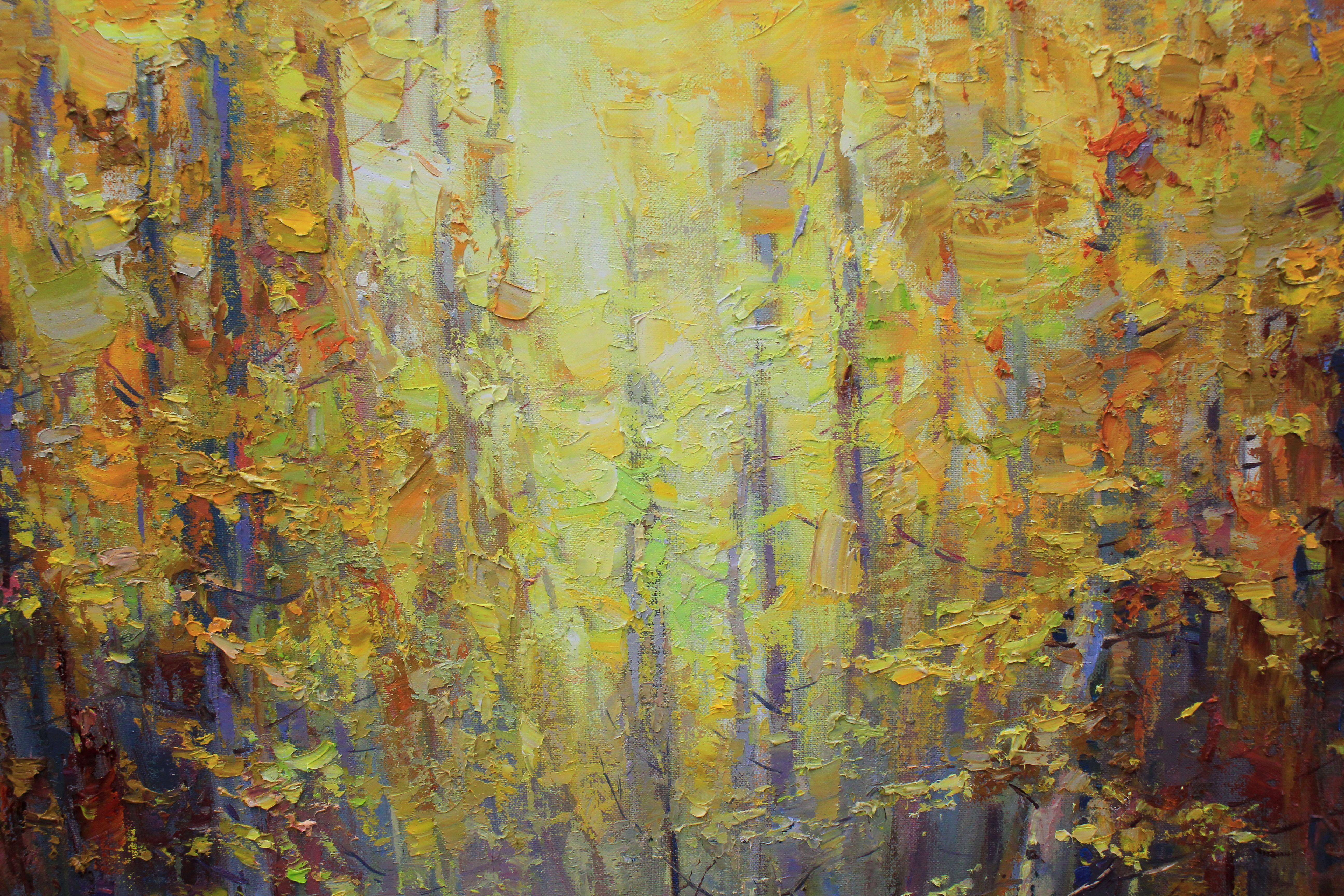 Einzigartiges Original-Ölgemälde der ukrainischen Künstlerin Alisa Onipchenko-Cherniakovska - Leinwandgemälde aufgespannt und aufhängefertig (NICHT GERahmt. Die Seiten sind mit Acryl bemalt. Sie können das Gemälde ohne Rahmen aufhängen.) - Gemälde