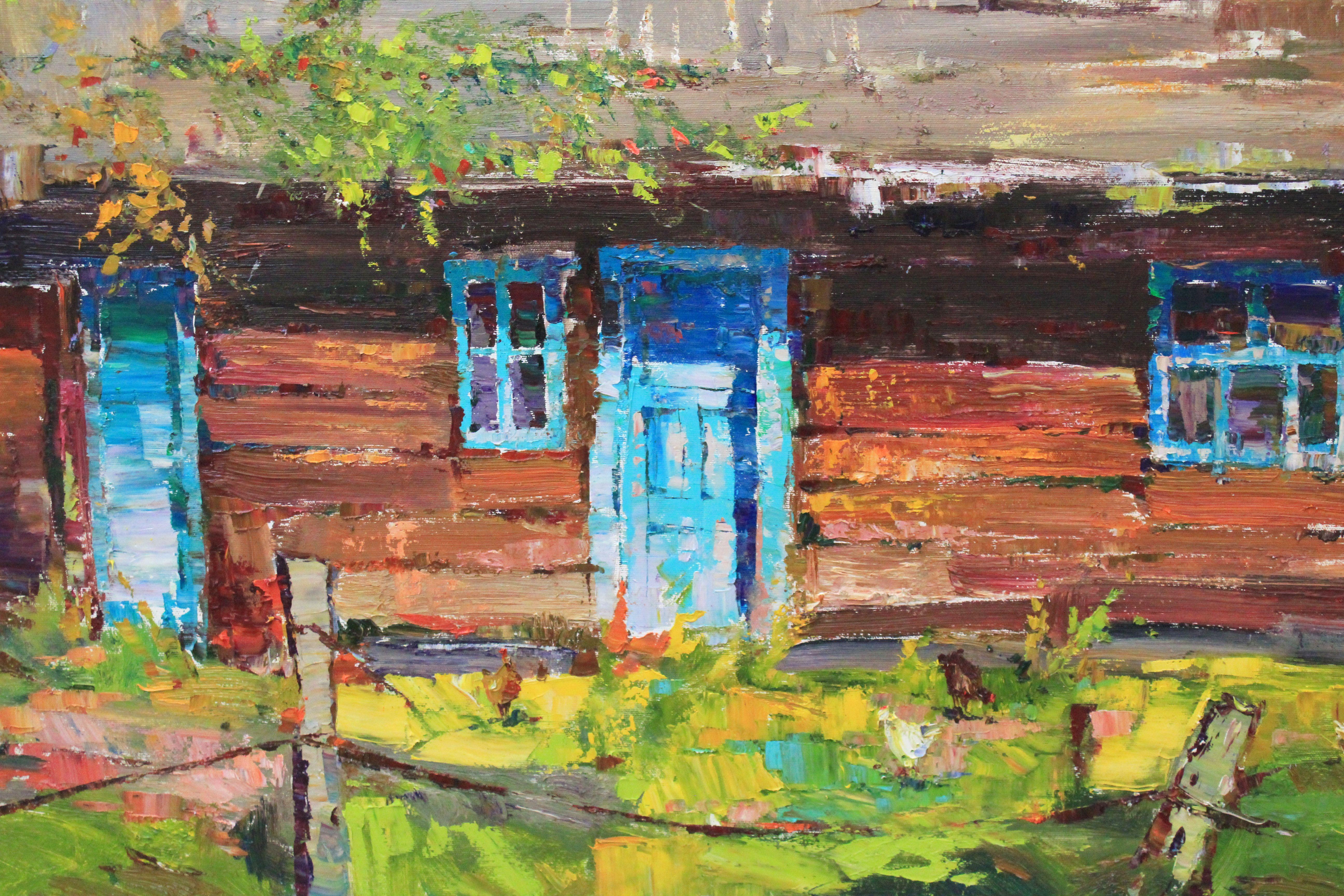 Einzigartiges Original-Ölgemälde der ukrainischen Künstlerin Alisa Onipchenko-Cherniakovska - Leinwandgemälde aufgespannt und aufhängefertig (NICHT GERahmt. Die Seiten sind mit Acryl bemalt. Sie können das Gemälde auch ohne Rahmen aufhängen). -
