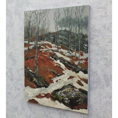 "AUTUMN. IN THE FOREST", Painting, Oil on Canvas