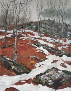 ""HERBST. „ IN THE FOREST“, Gemälde, Öl auf Leinwand