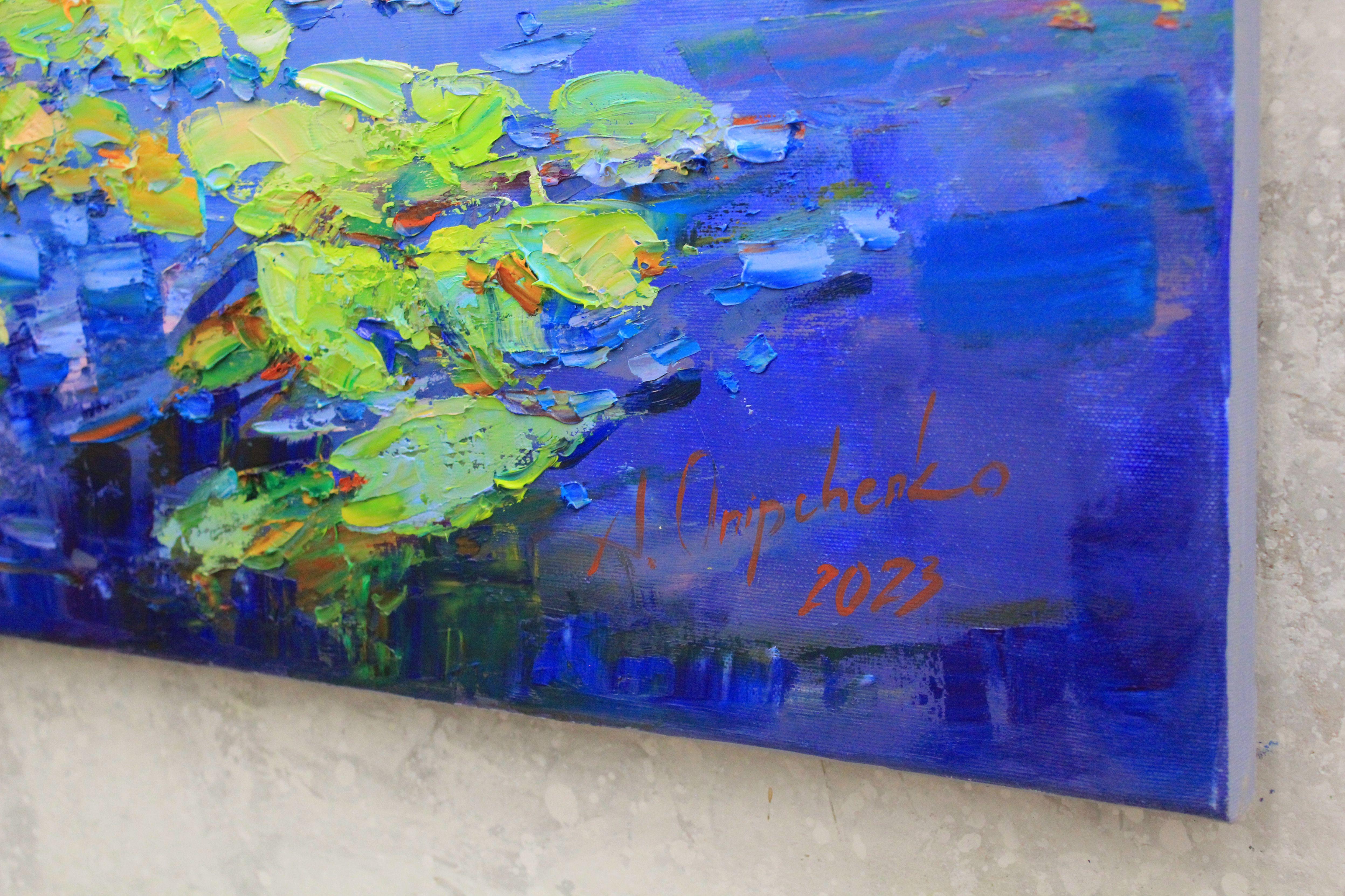Belleza del río, Pintura, Óleo sobre lienzo en venta 1