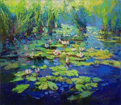 Beauty of the river, Painting, Oil on Canvas