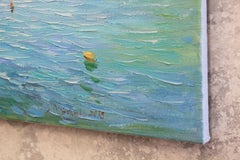 "Blue summer", Painting, Oil on Canvas