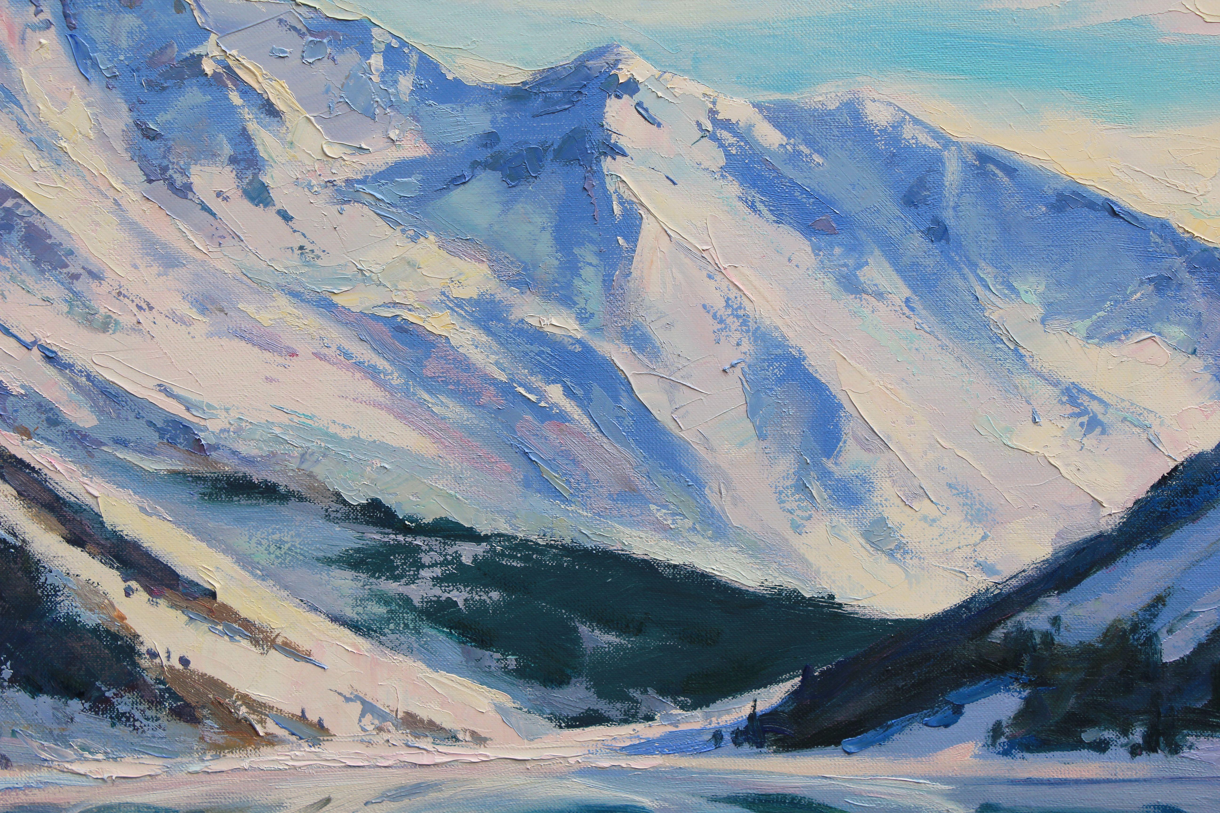 Breath of Winter, Painting, Oil on Canvas For Sale 2