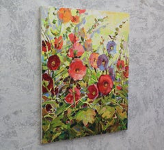"Bright colors of summer", Painting, Oil on Canvas