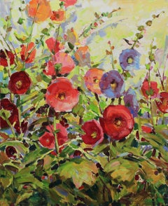 "Bright colors of summer", Painting, Oil on Canvas