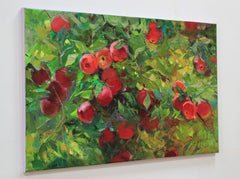 "Carpathian apples", Painting, Oil on Canvas