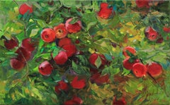 "Carpathian apples", Painting, Oil on Canvas