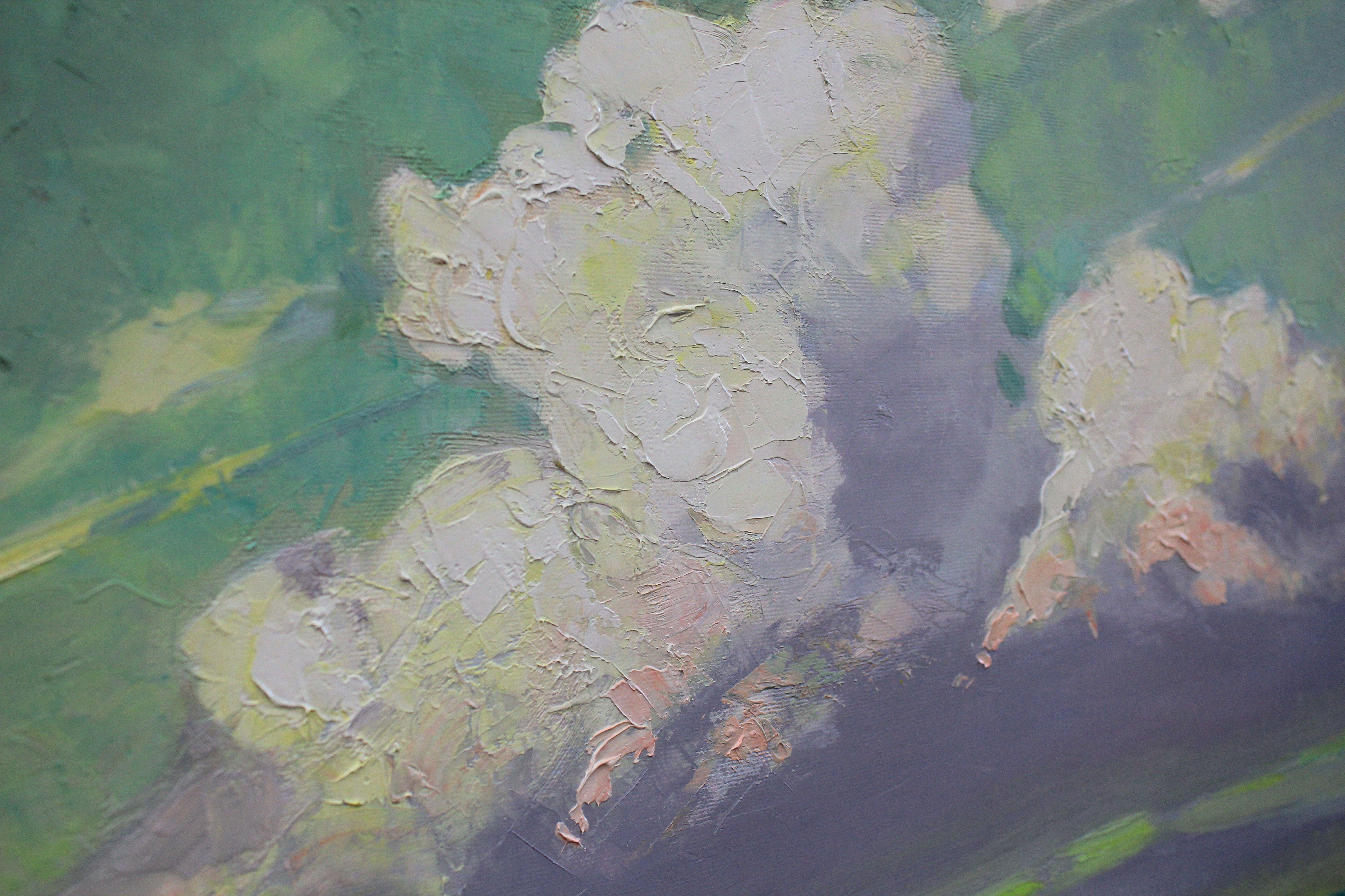 Einzigartiges Original-Ölgemälde der ukrainischen Künstlerin Alisa Onipchenko-Cherniakovska - Leinwandgemälde aufgespannt und aufhängefertig (NICHT GERahmt. Die Seiten sind mit Acryl bemalt. Sie können das Gemälde ohne Rahmen aufhängen.) - Gemälde