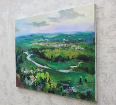 „Horizon Atem atmen“, Gemälde, Öl auf Leinwand