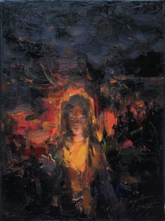 "Voglio vivere", Pittura, Olio su tela
