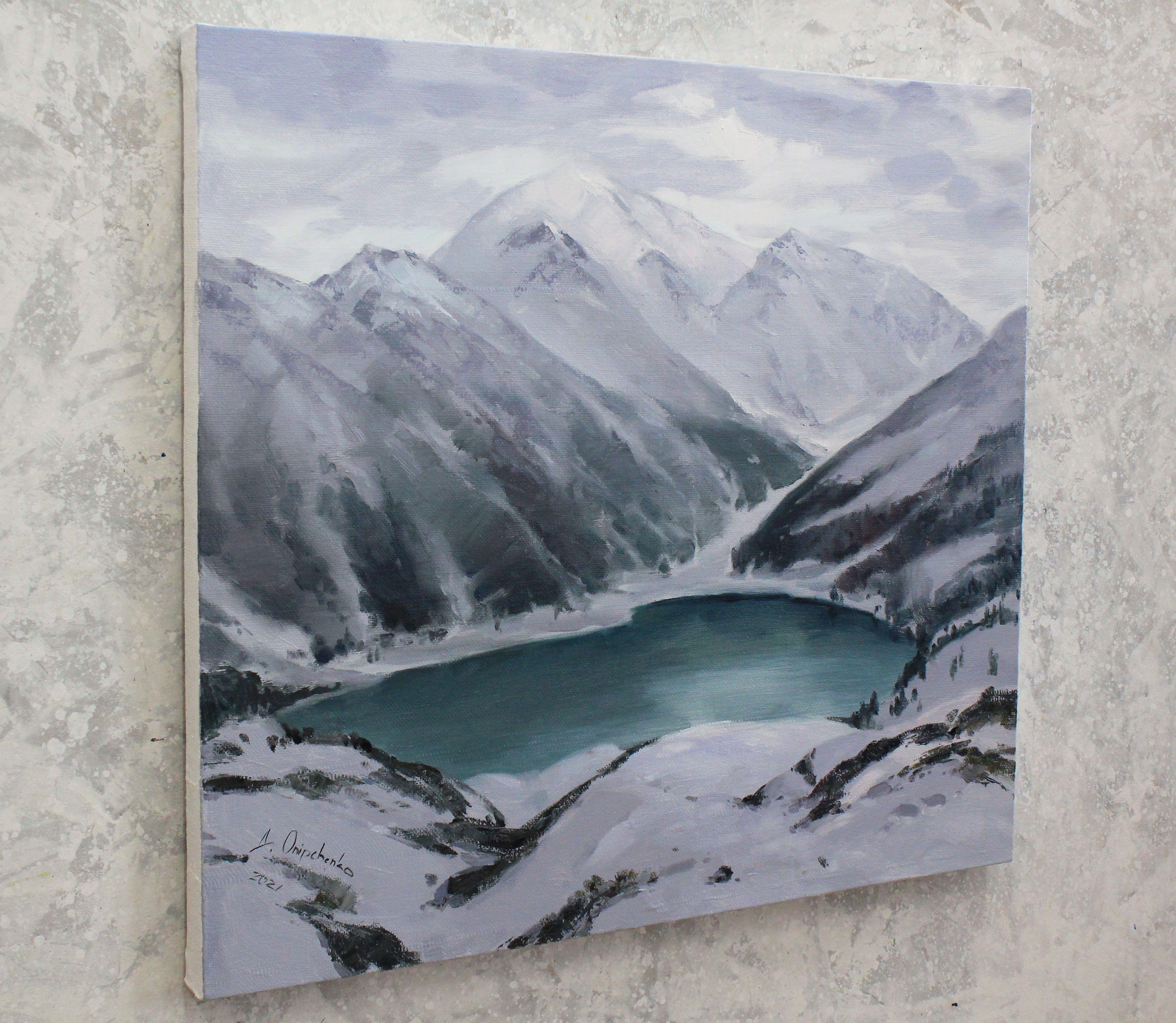 „In Silber“, Gemälde, Öl auf Leinwand (Impressionismus), Painting, von Alisa Onipchenko-Cherniakovska