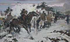 "In the field", Painting, Oil on Canvas