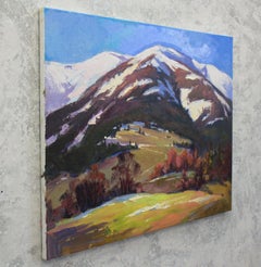 „In the Mountains“, Gemälde, Öl auf Leinwand