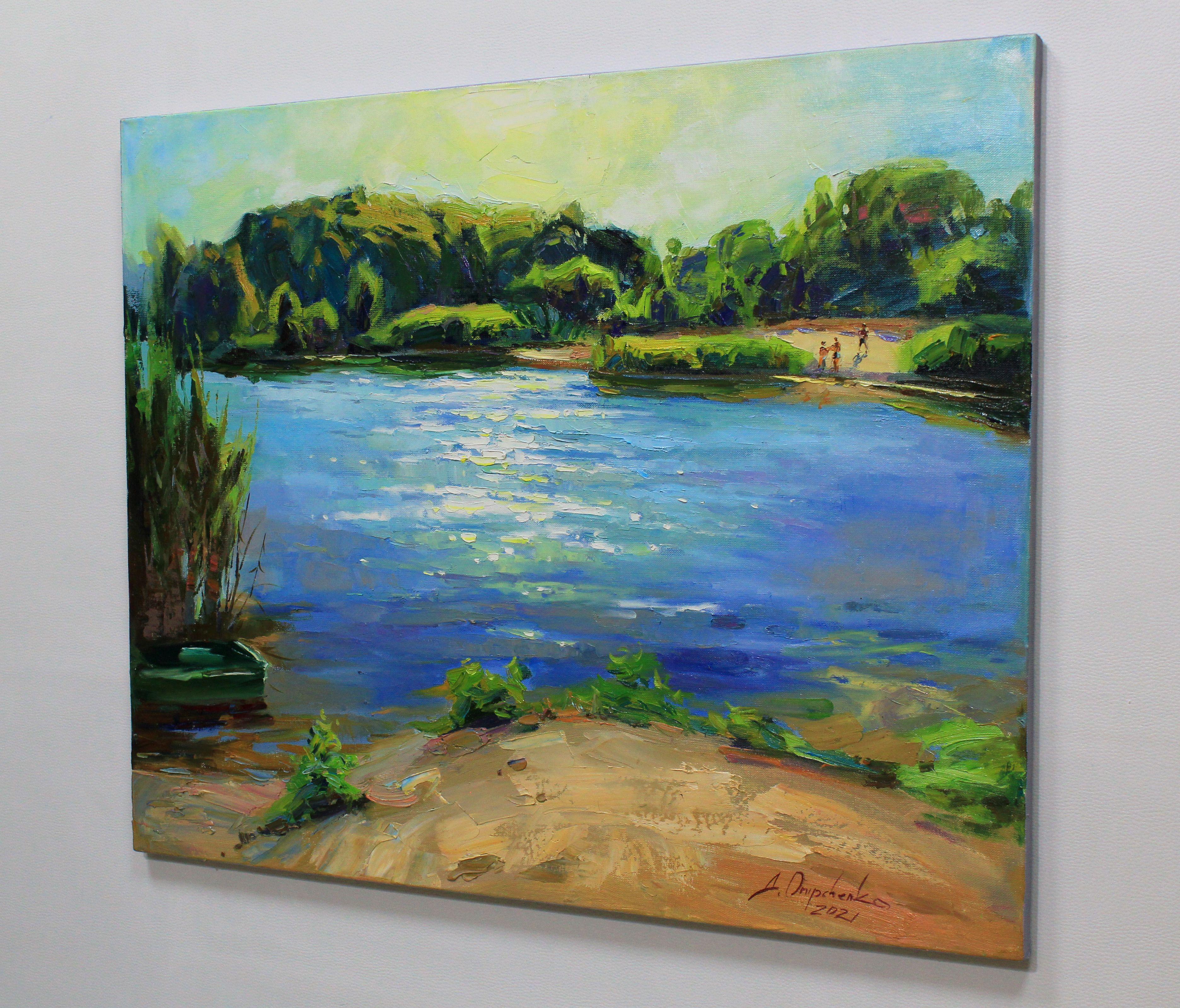 „Midday“, Gemälde, Öl auf Leinwand (Impressionismus), Painting, von Alisa Onipchenko-Cherniakovska