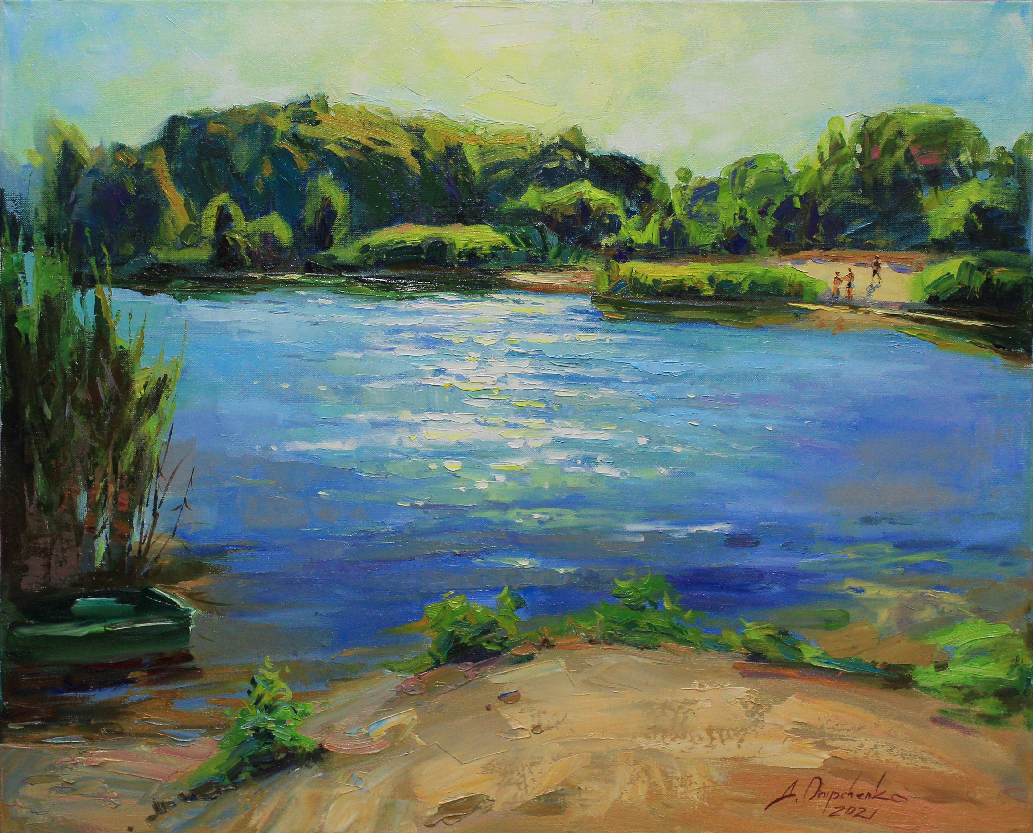 „Midday“, Gemälde, Öl auf Leinwand