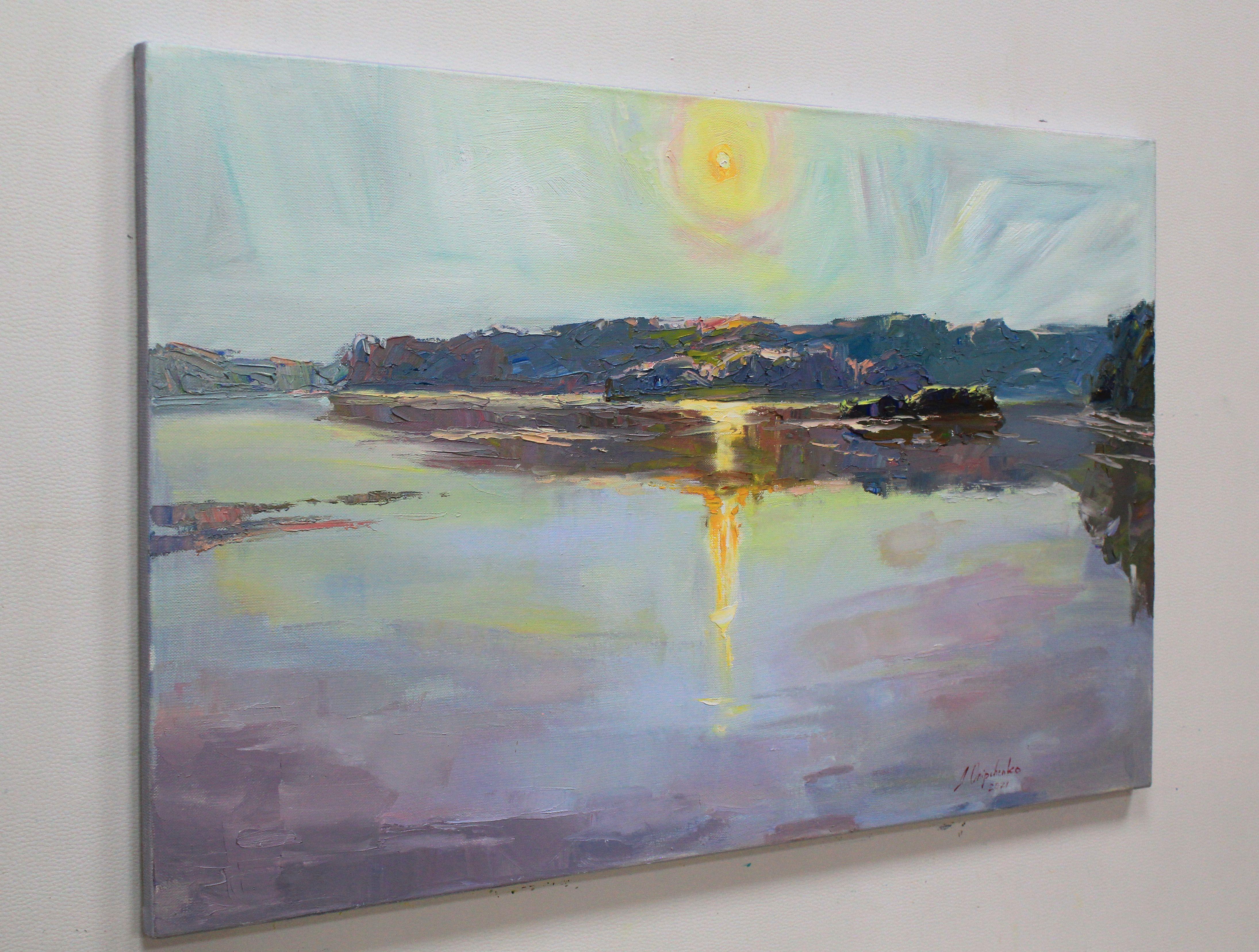 One of a kind original Oil painting by Ukrainian artist Alisa Onipchenko-Cherniakovska - Canvas painting stretched and ready to hang (NOT FRAMED. The sides are painted with acrylic. You can hang the painting without a frame.) - Painting signed front