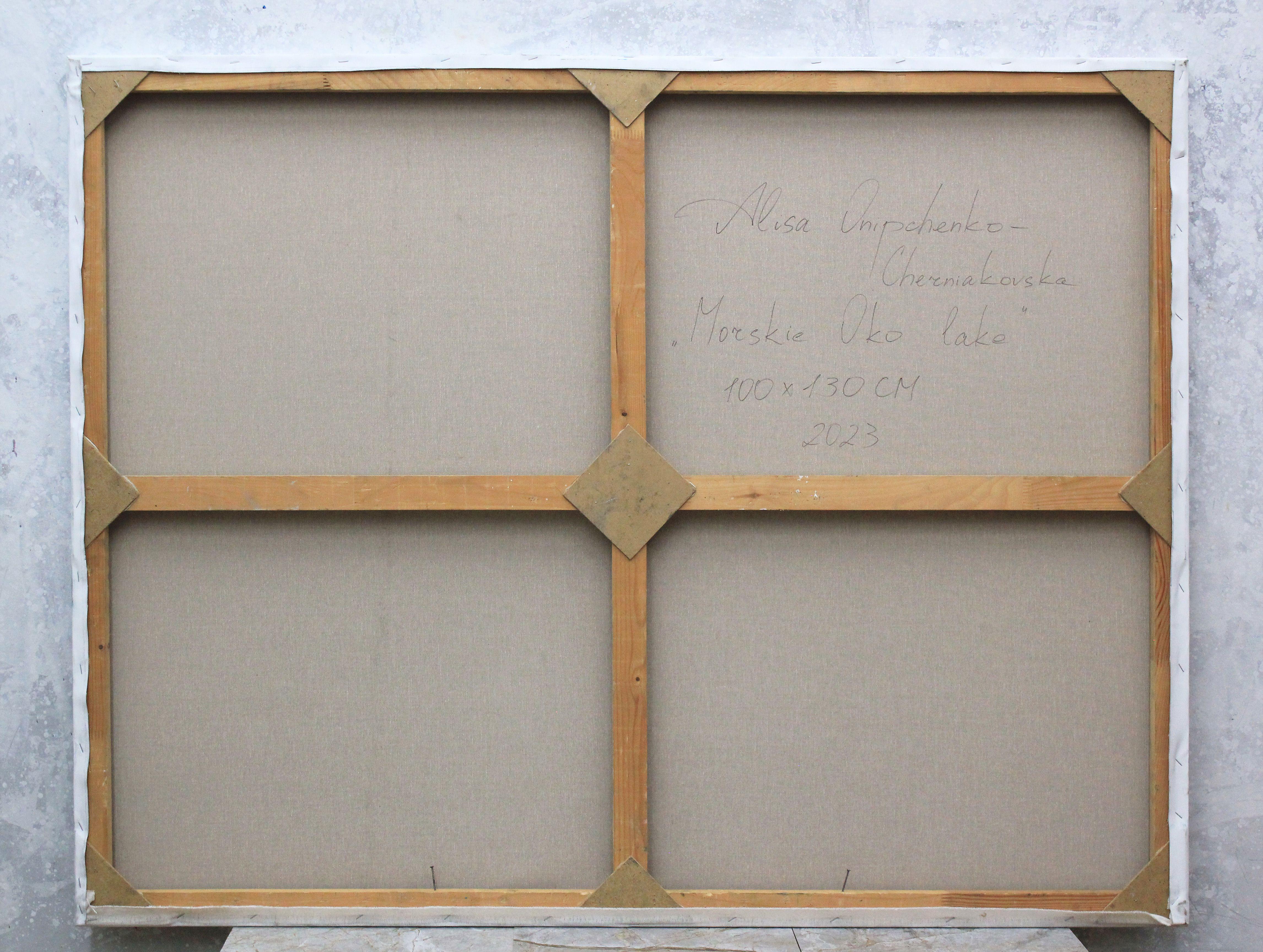 „Morskie Oko-See“, Gemälde, Öl auf Leinwand im Angebot 2