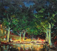 "Night light", Painting, Oil on Canvas