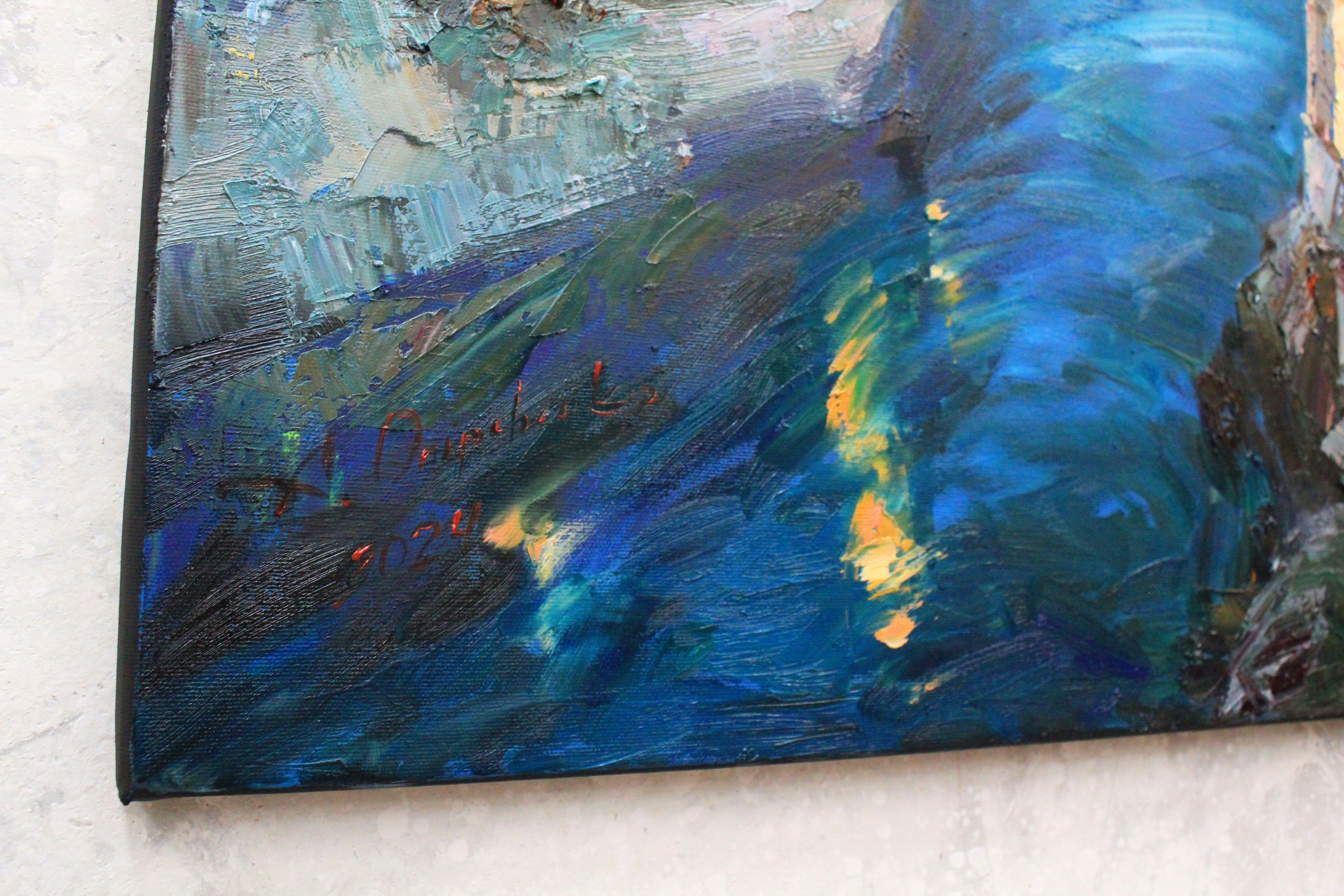 Old Bridge. Mostar, Painting, Oil on Canvas For Sale 3