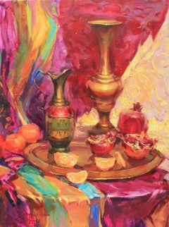 « Conte oriental », peinture, huile sur toile