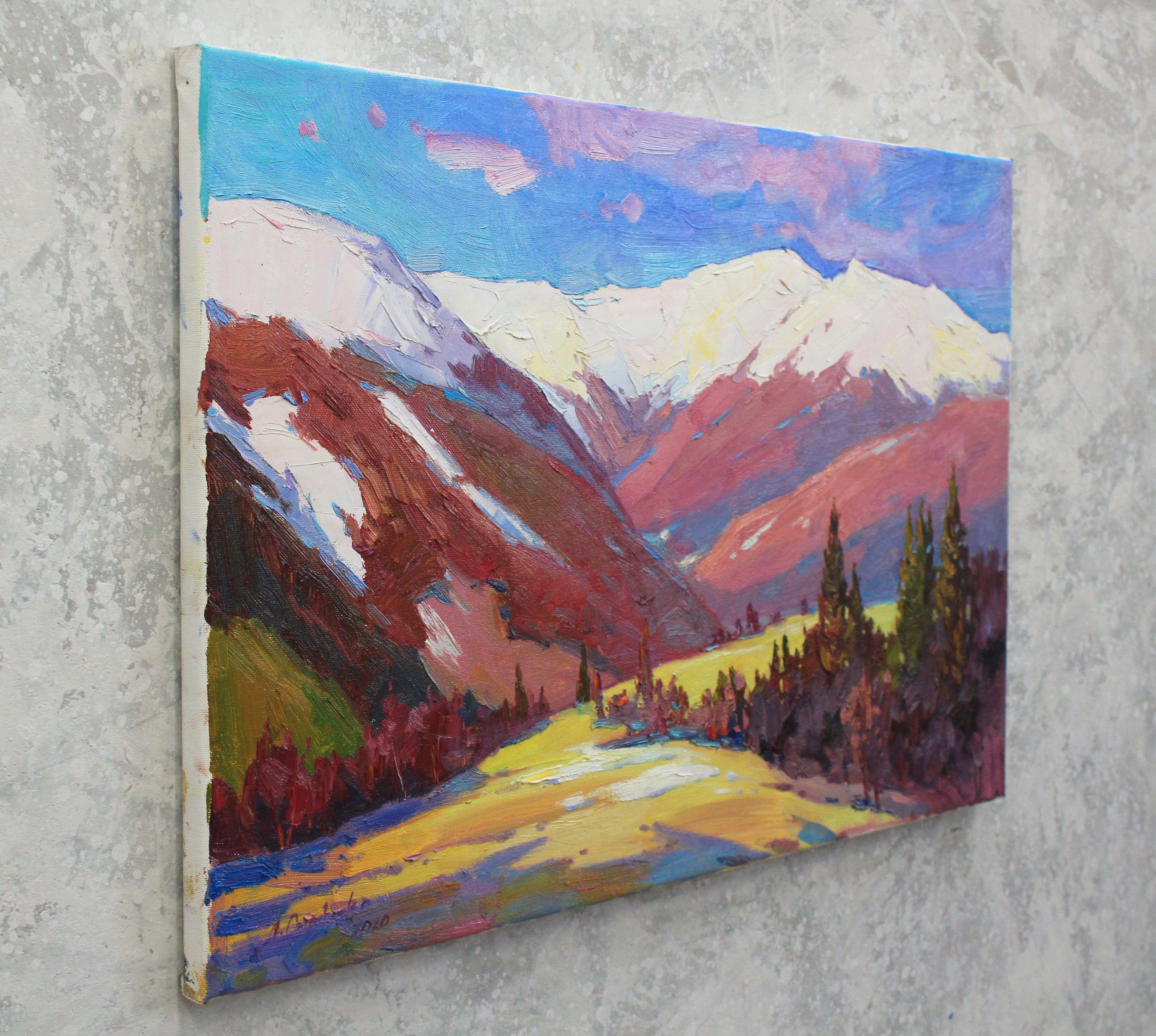 „Silence“, Gemälde, Öl auf Leinwand (Impressionismus), Painting, von Alisa Onipchenko-Cherniakovska