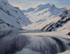 Silver of winter, Painting, Oil on Canvas