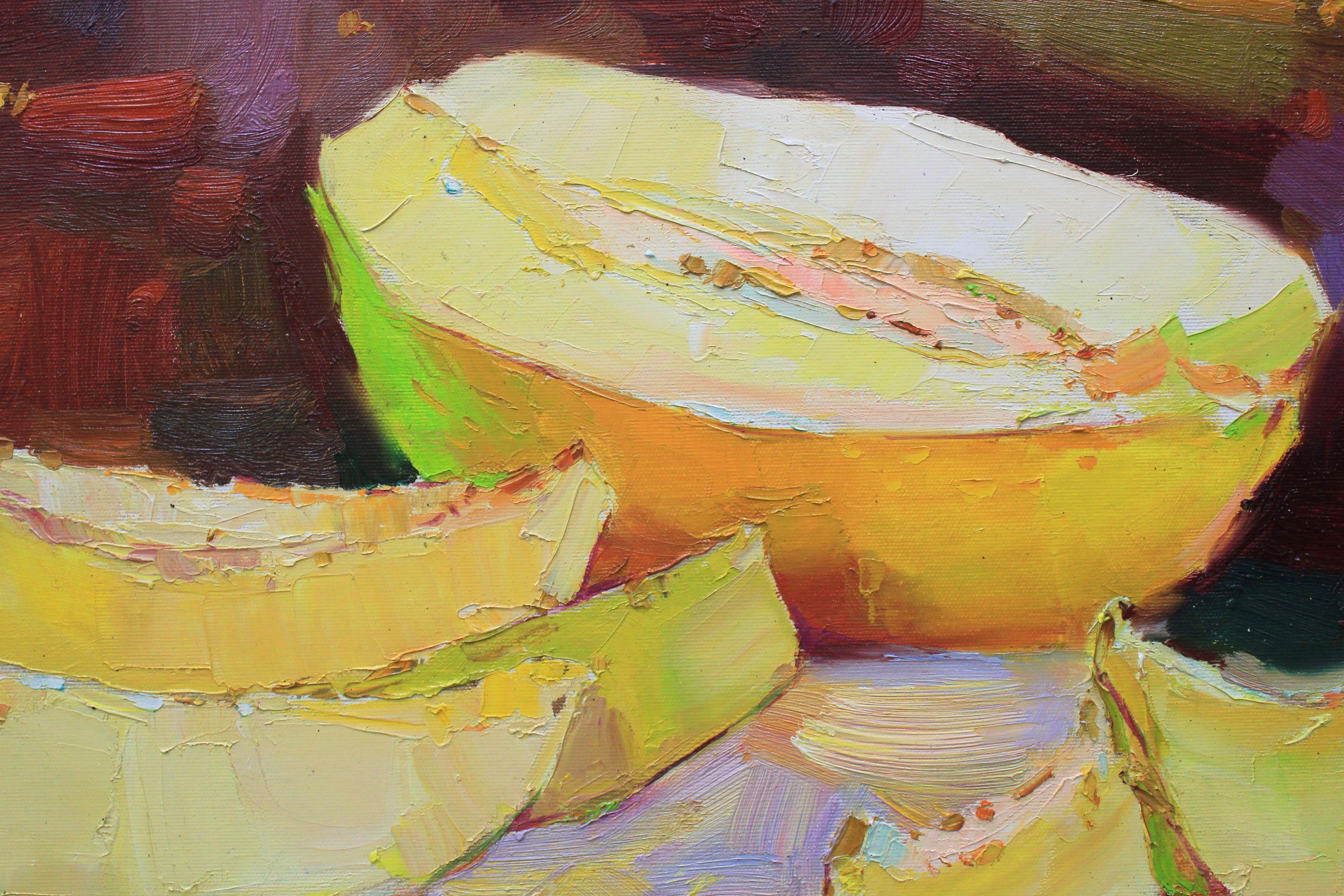 Einzigartiges Original-Ölgemälde der ukrainischen Künstlerin Alisa Onipchenko-Cherniakovska - Leinwandgemälde aufgespannt und aufhängefertig (NICHT GERahmt. Die Seiten sind mit Acryl bemalt. Sie können das Gemälde ohne Rahmen aufhängen). - Gemälde