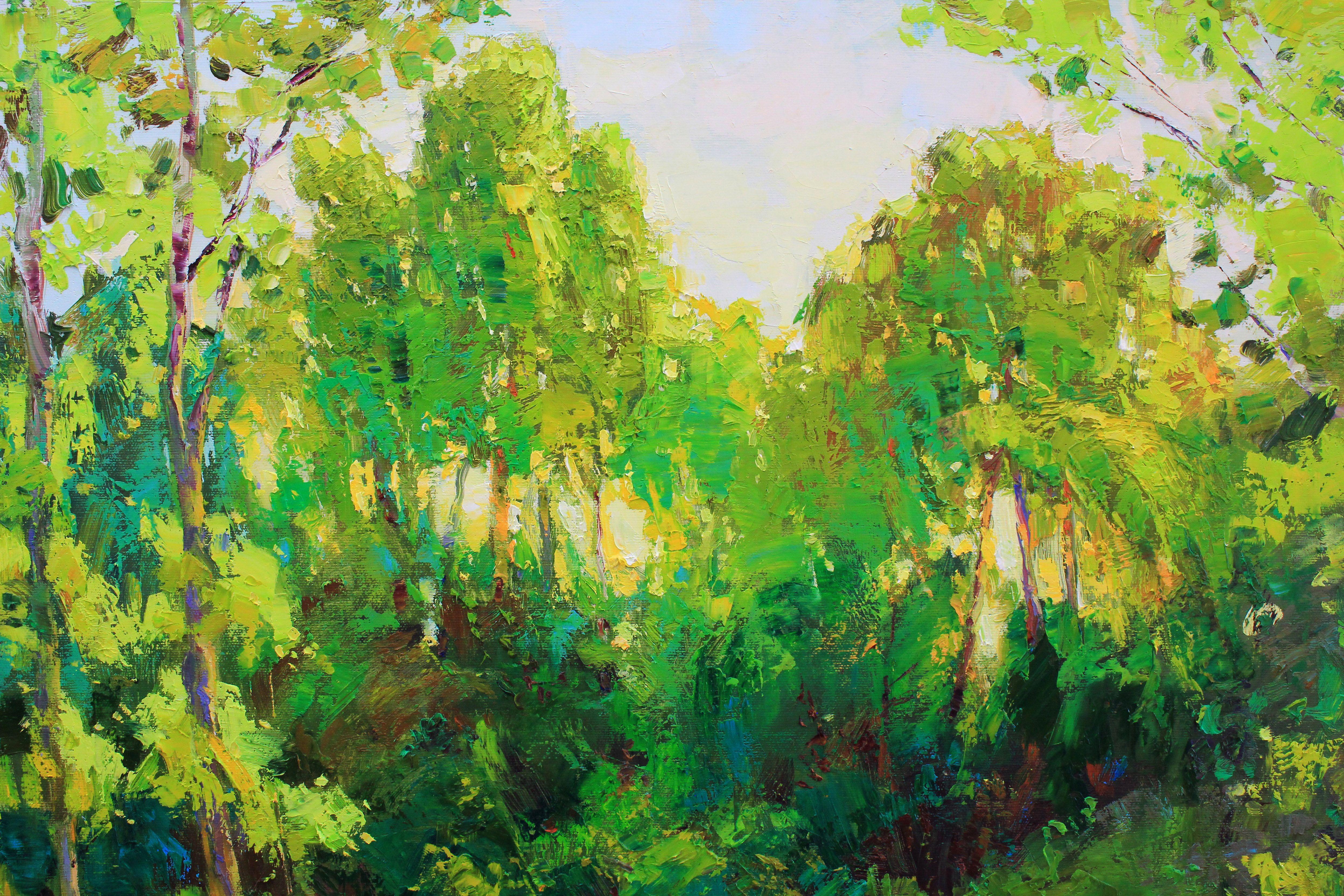Quadro ad olio originale unico nel suo genere dell'artista ucraina Alisa Onipchenko-Cherniakovska - Quadro su tela teso e pronto da appendere (NON INCAMICIATO). I lati sono dipinti con acrilico. Puoi appendere il quadro senza cornice). - Quadro