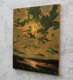 Night d'été, peinture sur toile