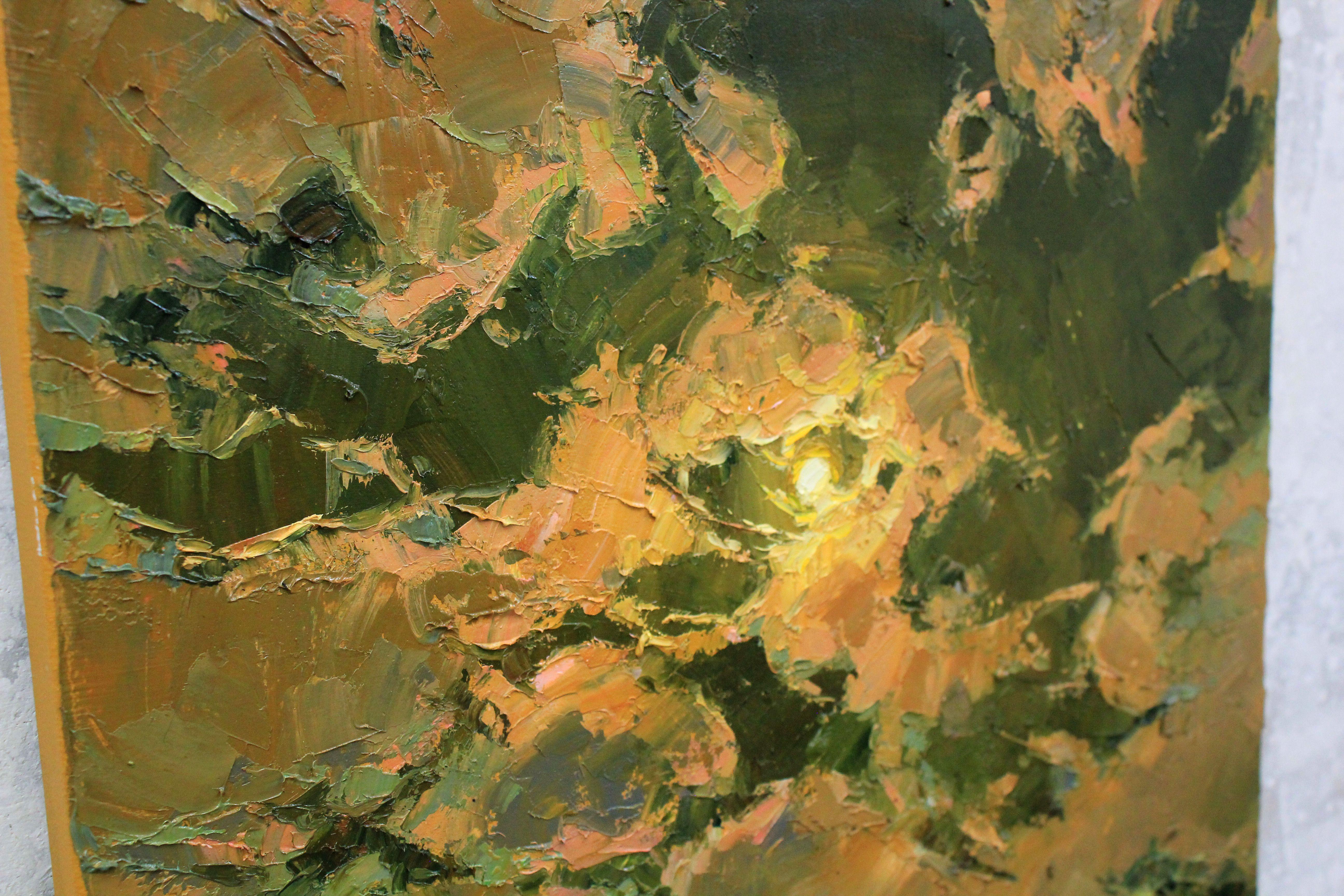 Einzigartiges Original-Ölgemälde der ukrainischen Künstlerin Alisa Onipchenko-Cherniakovska - Leinwandgemälde aufgespannt und aufhängefertig (NICHT GERahmt. Die Seiten sind mit Acryl bemalt. Sie können das Gemälde ohne Rahmen hängen.) - Gemälde
