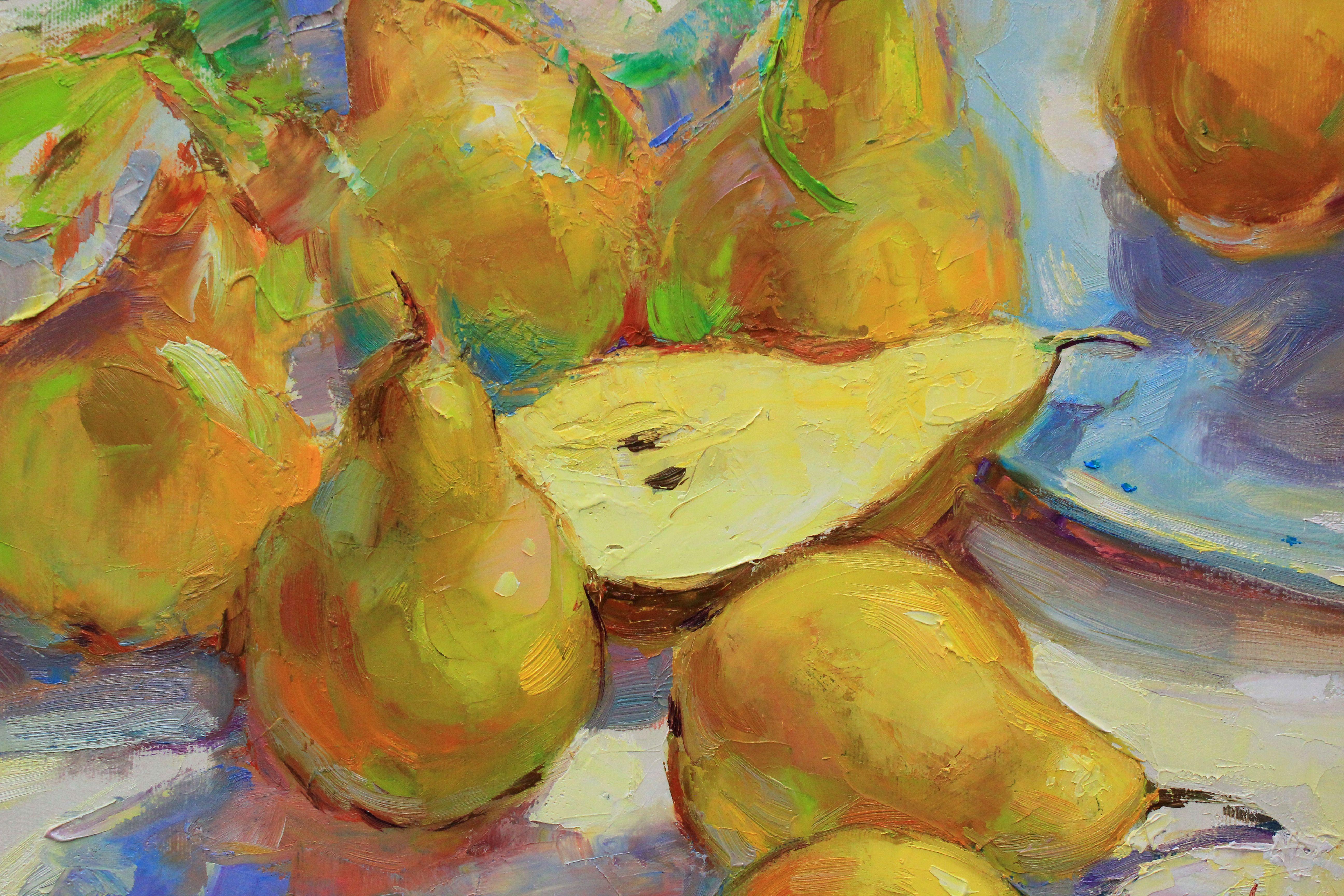 Einzigartiges Original-Ölgemälde der ukrainischen Künstlerin Alisa Onipchenko-Cherniakovska - Leinwandgemälde aufgespannt und aufhängefertig (NICHT GERahmt. Die Seiten sind mit Acryl bemalt. Sie können das Gemälde ohne Rahmen aufhängen.) - Gemälde