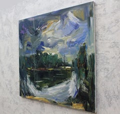 "The storm", Painting, Oil on Canvas