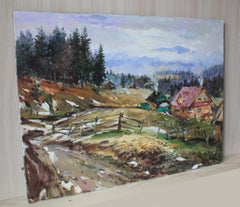 "THE THAW", Painting, Oil on Canvas