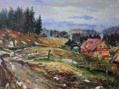 "THE THAW", Painting, Oil on Canvas