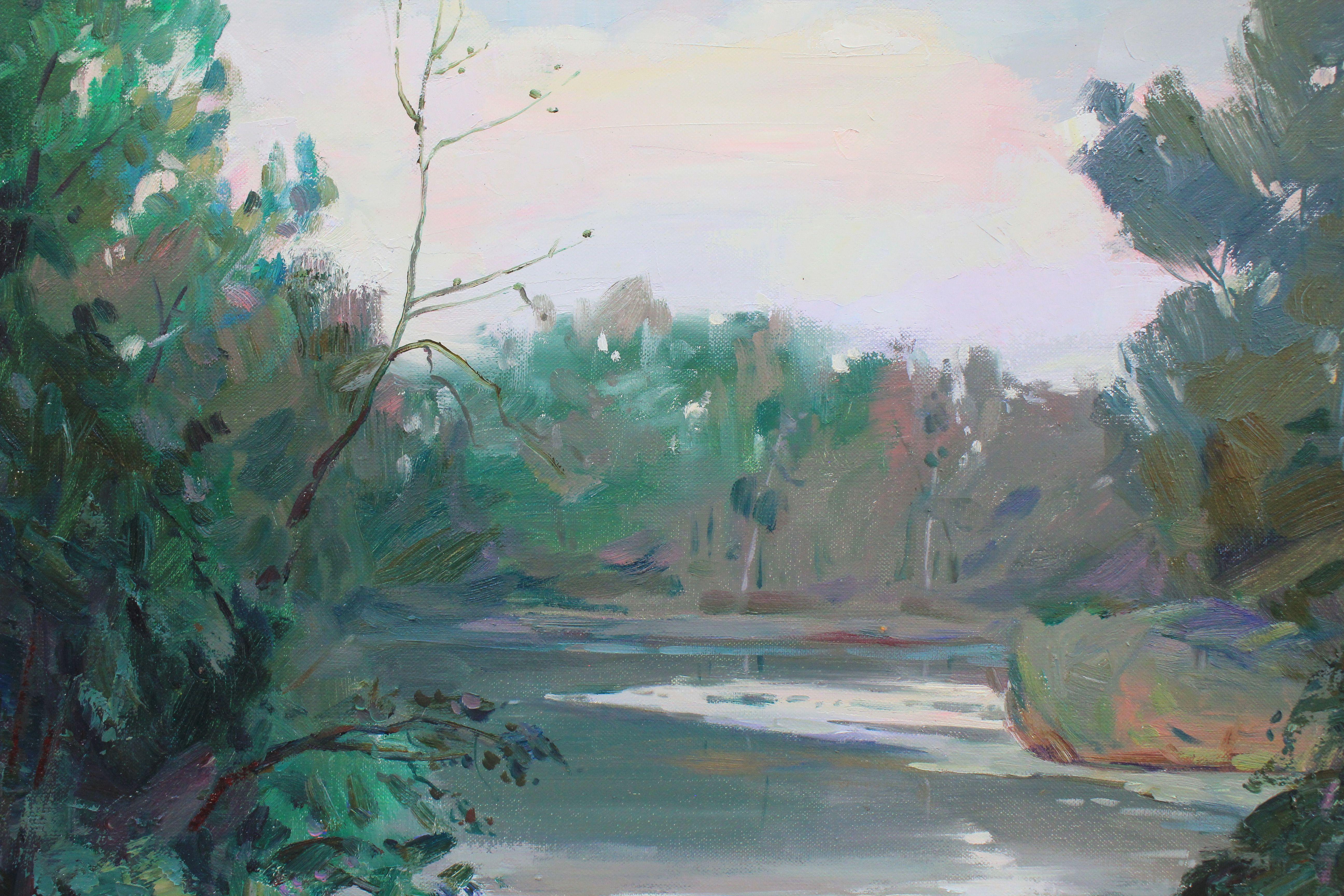 Einzigartiges Original-Ölgemälde der ukrainischen Künstlerin Alisa Onipchenko-Cherniakovska - Leinwandgemälde aufgespannt und aufhängefertig (NICHT GERahmt. Die Seiten sind mit Acryl bemalt. Sie können das Gemälde auch ohne Rahmen aufhängen). -