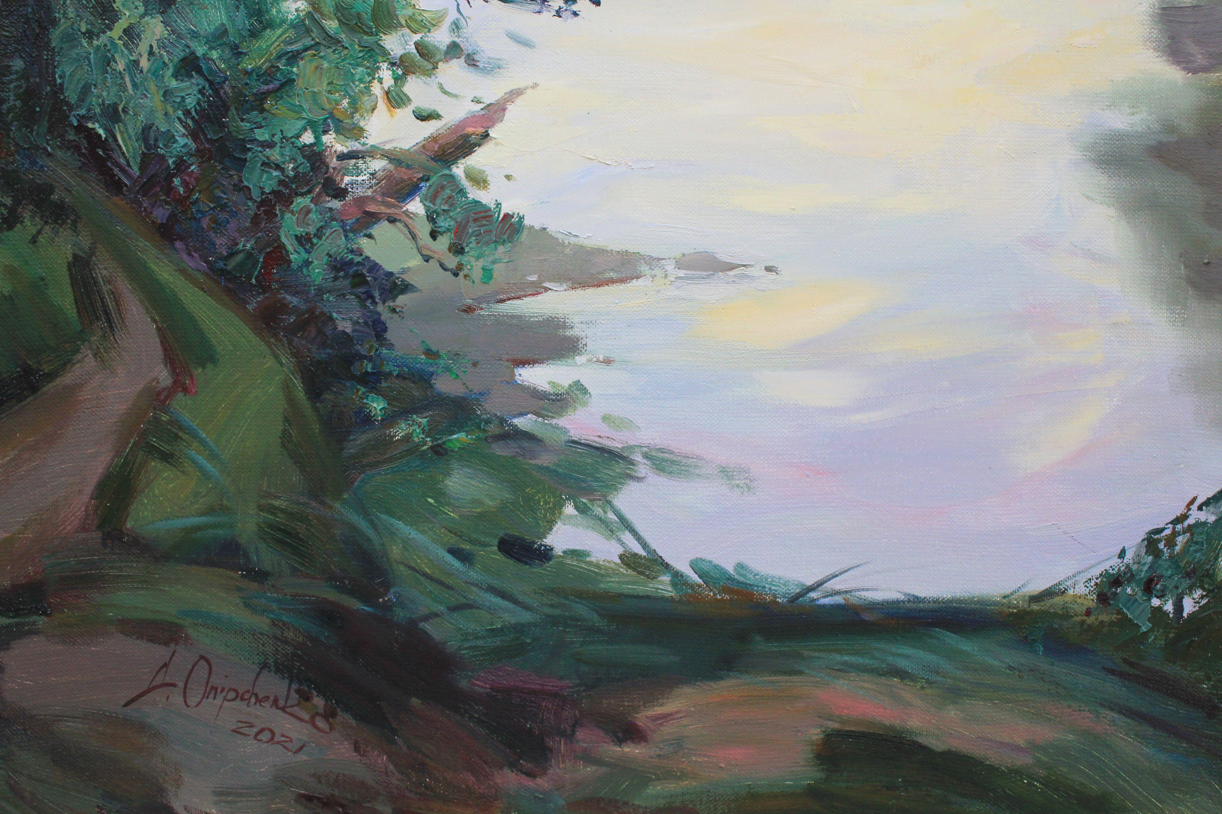 „Twilight“, Gemälde, Öl auf Leinwand im Angebot 1